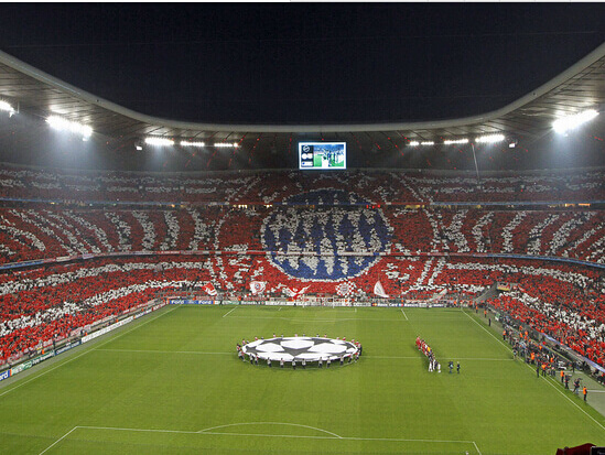 優(yōu)色專顯高清液晶拼接閃耀慕尼黑安聯(lián)球場(chǎng)！