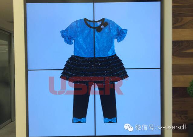 優(yōu)色專顯高清液晶拼接屏進(jìn)軍服裝業(yè)！